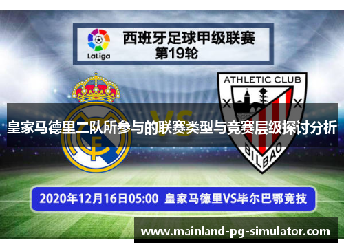 皇家马德里二队所参与的联赛类型与竞赛层级探讨分析