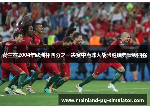 荷兰在2004年欧洲杯四分之一决赛中点球大战险胜瑞典晋级四强